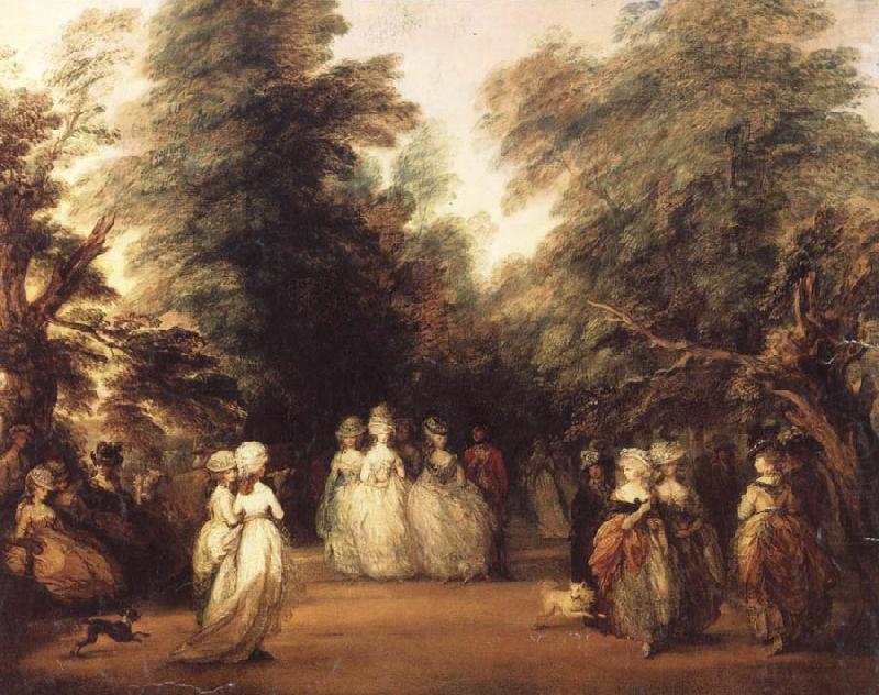 Thomas Gainsborough The Mall in St.James-s Park china oil painting image
